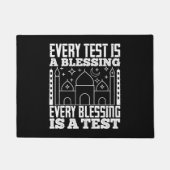 Islam - Every Test Is a Blessing Fußmatte (Vorderseite)