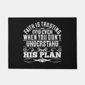 Islam - Faith Is Trusting God Fußmatte (Vorderseite)