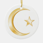 Islam, Gold-Symbol Keramikornament (Vorne)