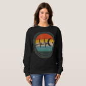 Islam Heartbeat Moon Crescent Arabi Sweatshirt (Vorne ganz)