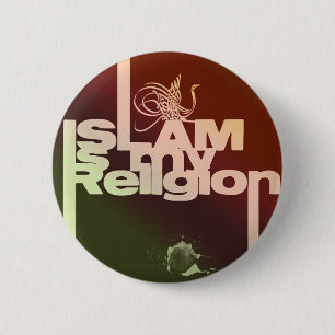 Islam ist meine Religion - islamischer arabischer Button