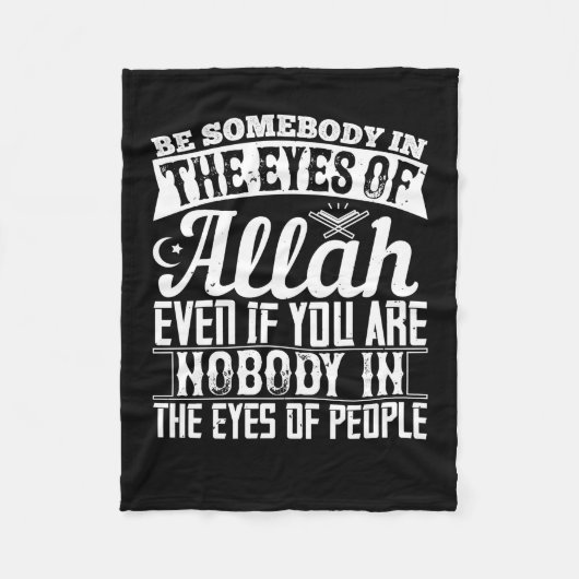 Islam - Jemand in den Augen Allahs sein Fleecedecke (Vorderseite)
