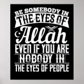 Islam - Jemand in den Augen Allahs sein Poster (Vorne)