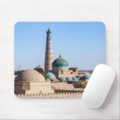 Islam Khodja Minaret & Moschee - Chiwa, Usbekistan Mousepad (Mit Mouse)