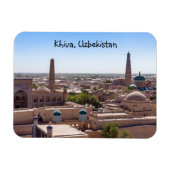 Islam Khodja Moschee und Citadel Kunya-ark - Khiva Magnet (Horizontal)