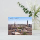 Islam Khodja Moschee und Citadel Kunya-ark - Khiva Postkarte (Stehend Vorderseite)
