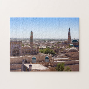 Islam Khodja Moschee und Citadel Kunya-ark - Khiva Puzzle