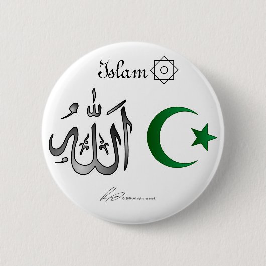 Islam - Knopf Button (Vorderseite)