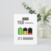 Islam motivierend Anklage Iman Ramadan Islamic Postkarte (Stehend Vorderseite)