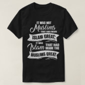 Islam Muslime Allah Religiöse Moschee Quran Ramada T-Shirt (Design vorne)