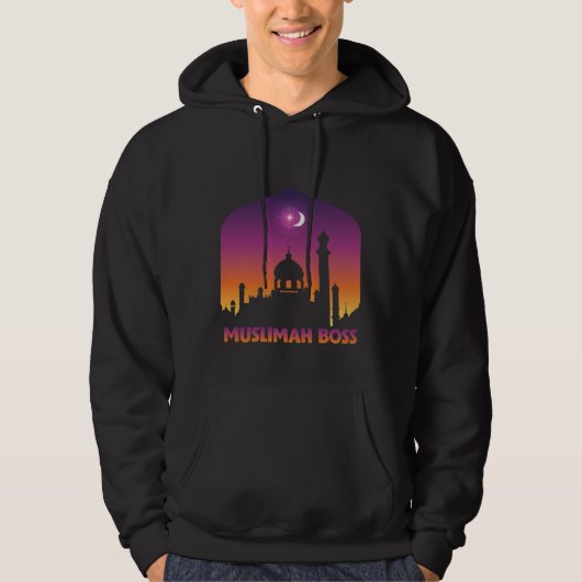 Islam Muslime Boss religiöse arabische Muslime Hoodie (Vorderseite)