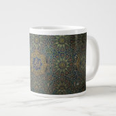 Islam-Muster Jumbo-Tasse (Vorderseite Rechts)