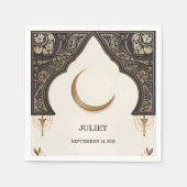 Islam Nikah Arabic Walima Muslim-Brautparty Serviette (Vorderseite)