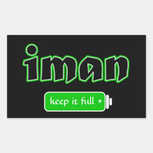 Islam Rechteckiger Aufkleber