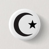 Islam-religiöses Symbol Button (Vorderseite)