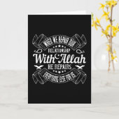 Islam - Repair Your Relationship With Allah Karte (Gelbe Blume)