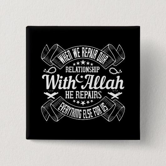 Islam - Reparatur deiner Beziehung zu Allah Button (Vorderseite)