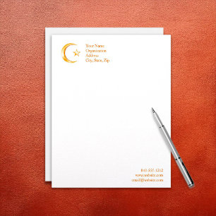 Islam-Symbol Briefbogen