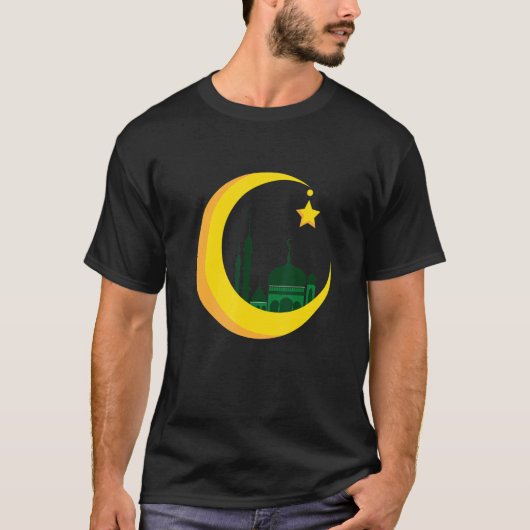 Islam-Symbol Cool islamisches Zeichen 4 T-Shirt (Vorderseite)