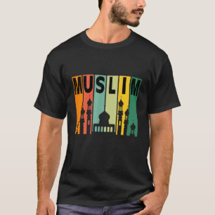 Islam-Symbol Cooler islamischer Retro-Muslim 1 T-Shirt