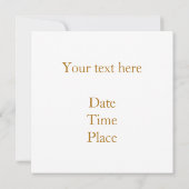 Islam Symbol Einladung/Ankündigungskarte (Rückseite)