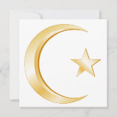 Islam Symbol Einladung/Ankündigungskarte (Vorderseite)