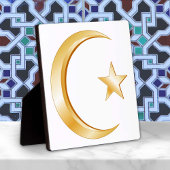 Islam-Symbol Fotoplatte
