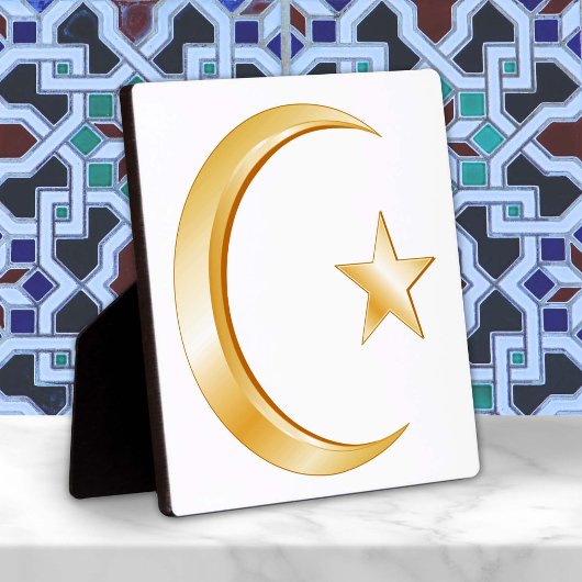Islam-Symbol Fotoplatte