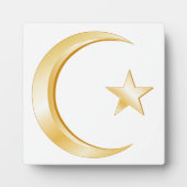 Islam-Symbol Fotoplatte (Vorderseite)