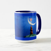 Islam-Symbol-Moscheen-Haube Tasse (VorderseiteRechts)