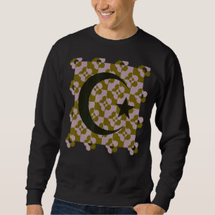 Islam-Symbol Moslem beten arabisch-islamisches Geb Sweatshirt