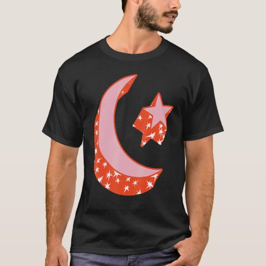 Islam-Symbol Moslem beten arabisch-islamisches Geb T-Shirt (Vorderseite)