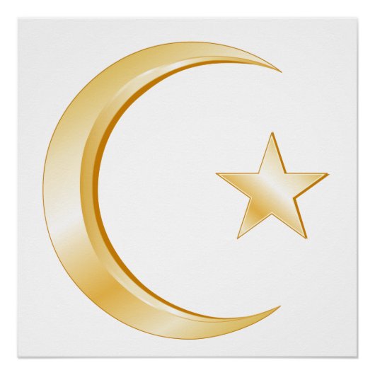 Islam-Symbol Poster (Vorderseite)