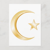 Islam-Symbol Postkarte (Vorderseite)