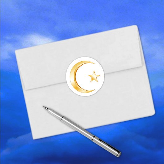 Islam-Symbol Runder Aufkleber