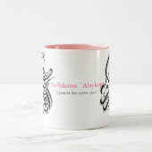 Islam-Tasse Zweifarbige Tasse (Mittel)