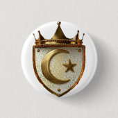 Islam-Wappen-Button / Abzeichen Button (Vorderseite)