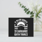 Islam - Wenn Allah Will, Gutes zu tun Postkarte (Stehend Vorderseite)