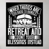 Islam - wenn die Dinge zu schwer zu bewältigen sin Poster (Vorne)