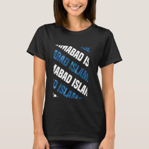 Islamabad Camouflage Pattern Blue Camouflage T-Shirt