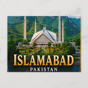 Islamabad Pakistan Himalaya-Tor 🏔️ Postkarte