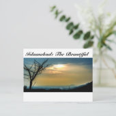 Islamabad Postkarte (Stehend Vorderseite)