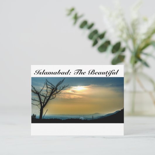 Islamabad Postkarte (Stehend Vorderseite)