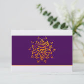 Islamhochzeit danken Ihnen das METALLISCHE Dankeskarte (Stehend Vorderseite)