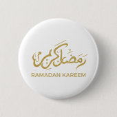 Islamic Arabic Ramadan Kareem Button (Vorderseite)