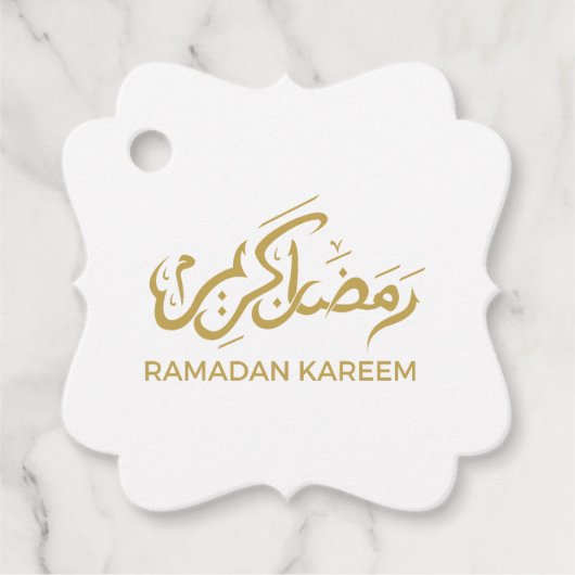 Islamic Arabic Ramadan Kareem Geschenkanhänger (Vorderseite)