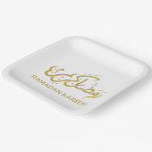 Islamic Arabic Ramadan Kareem Pappteller (Gewinkelt)