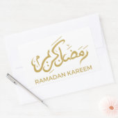 Islamic Arabic Ramadan Kareem Rechteckiger Aufkleber (Umschlag)
