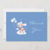 Islamic Baby Boy Aqiqah Thank You Card Dankeskarte (Vorderseite)