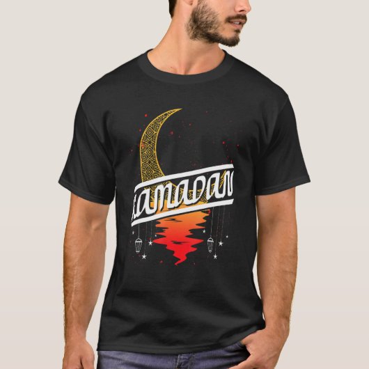 Islamic Celebration Muslim Fasting Islam Arabic Ra T-Shirt (Vorderseite)